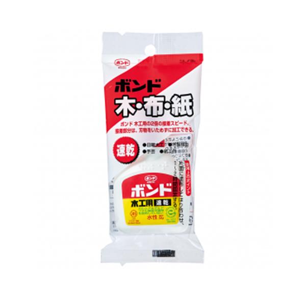 コニシ 瞬間接着剤 ボンド50G木工用速乾 木工用の2倍の接着スピード 乾燥後はほぼ透明 刃物を傷めずに切削加工 健康住宅対応 速乾水性接着剤 目立たない #10824