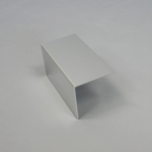 アルミアルマイト板等辺曲げ40×40×1.5　 L=50mm