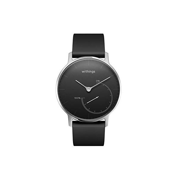Withings Steel フランス生まれのスマートウォッチ アクティビティ 睡眠監視 ブラック 日本正規代理店品 Hwa01 Steel Erhamah Com
