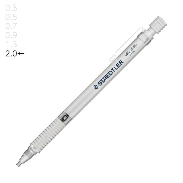 フルカスタム 蝕刻加工グリップ 2.0mm芯ホルダー仕様 925-25/35 ステッドラー（STAEDTLER） 925-25-20 製図用シャープペンシル