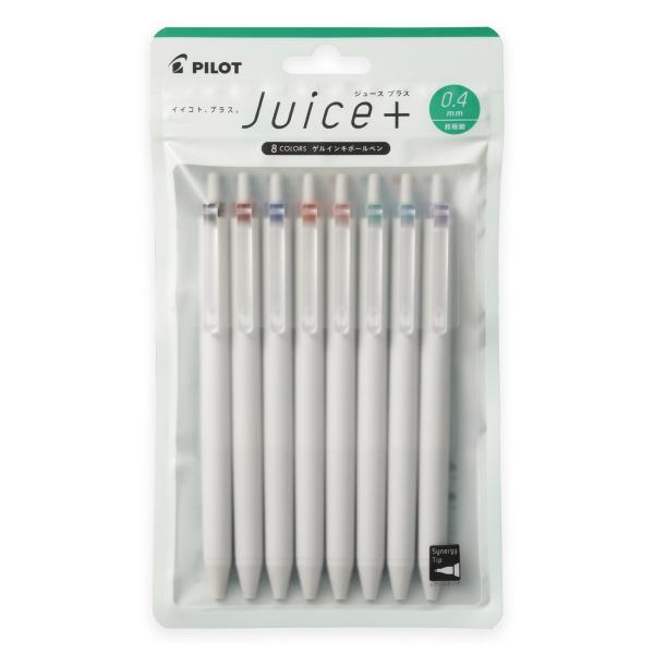 パイロット　LJL-14-8C　ゲルインキボールペン　ジュースプラス＜Juice+＞　0.4mm　8色セット
