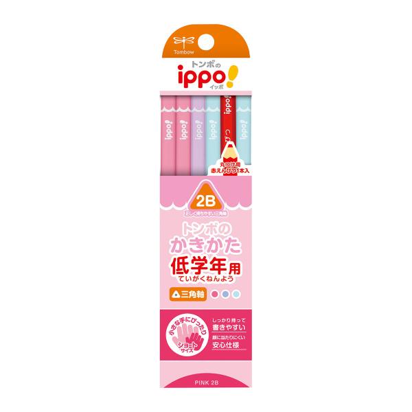 他サイト： トンボ鉛筆　MP-SEPW04-2B　低学年用かきかたえんぴつ　三角軸　2B　プレーンW04　ippo!の商品画像