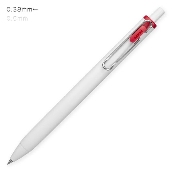 三菱鉛筆　UMNS38-14　ゲルインクボールペン　0.38mm　ユニボールワン　uni-ball ONE　焼きりんご色