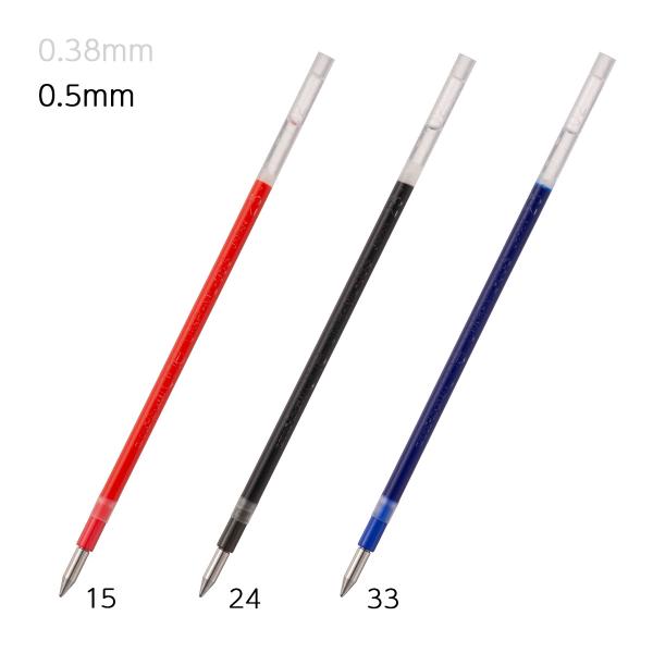 三菱鉛筆　UMRML05S　ゲルインクボールペン替芯　ユニボール＜uni-ball one＞　0.5mm　多色用