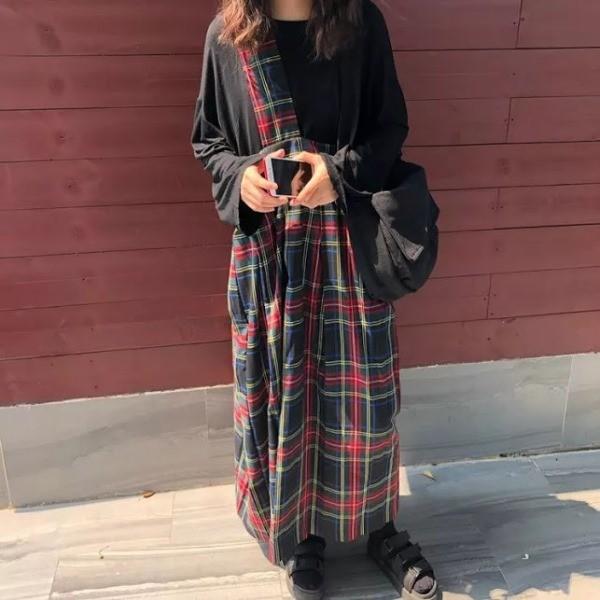 チェック スカート ロング ロングスカート プリーツ 大きいサイズ フリーサイズ マタニティ チェック柄送料無料 Ys0601 Fashion Mille 通販 Yahoo ショッピング