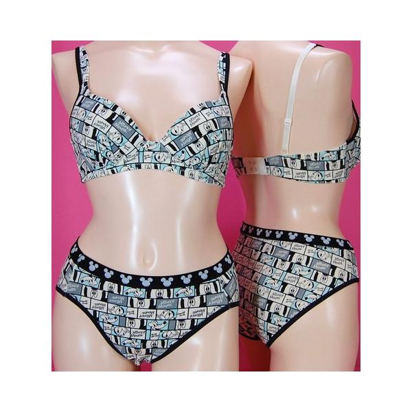 Disney ノンワイヤーディズニーキャラクターブラとショーツのセットの価格と最安値 おすすめ通販を激安で