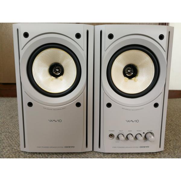ONKYO WAVIO アンプ内蔵スピーカー Amazon.co.jp: ONKYO WAVIO アンプ内蔵スピーカー 15W+15W GX
