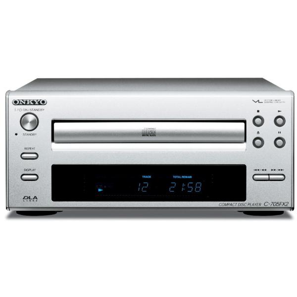 ONKYO INTEC205 CDプレーヤー C-705FX2(S) シルバー : Burano
