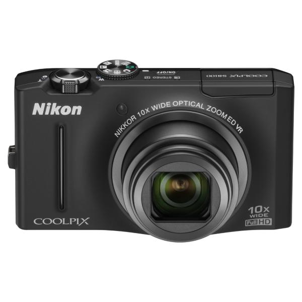 Nikon デジタルカメラ COOLPIX S8100 ノーブルブラック S8100BK 1210万画素 光学10倍ズーム 広角30mm 3.0型液晶