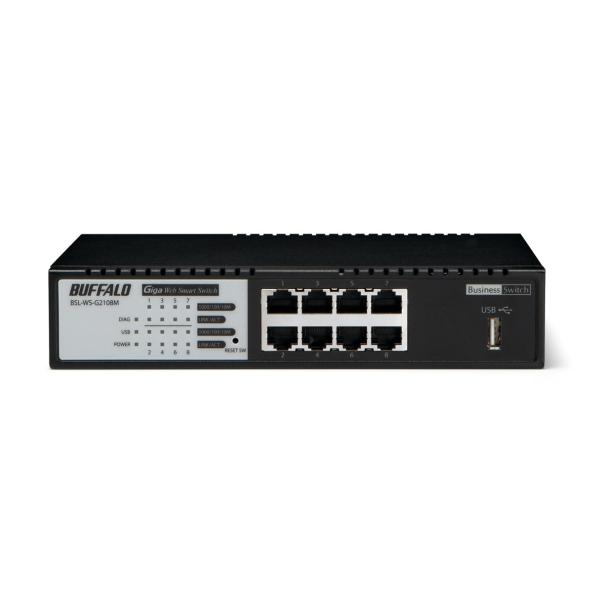 BUFFALO 法人向けレイヤー2WebスマートGigaスイッチHUB 8ポート