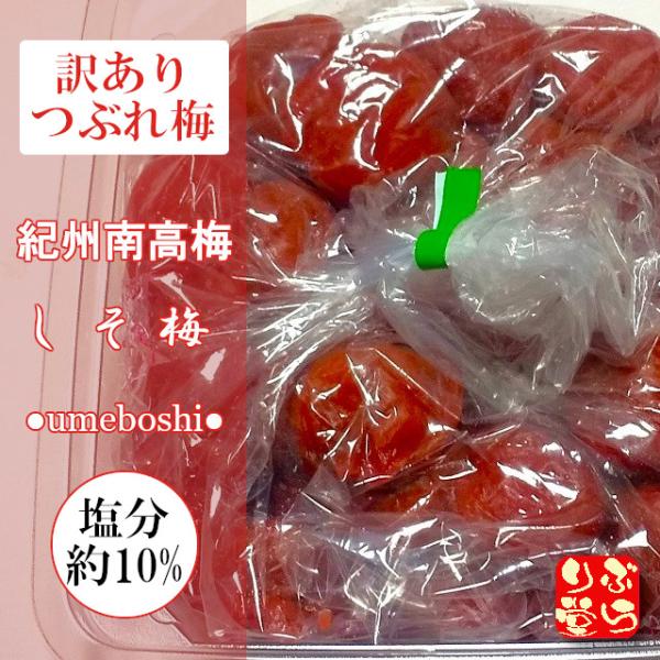 小粒【訳あり】しそ梅干し1kg×2和歌山県産紀州南高梅 お徳用紀州しそ漬(小粒) 1.5kg ポリ樽入り 梅干し しそ 梅干