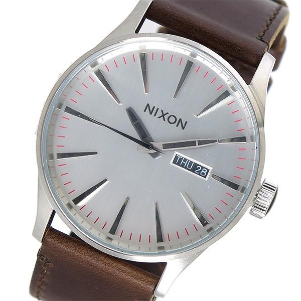 ニクソン 腕時計 メンズ Nixon セントリーレザー Sentry Leather A105 1113 シルバー 人気 ブランド おしゃれ ウォッチ 男性 Burlington 通販 Yahoo ショッピング