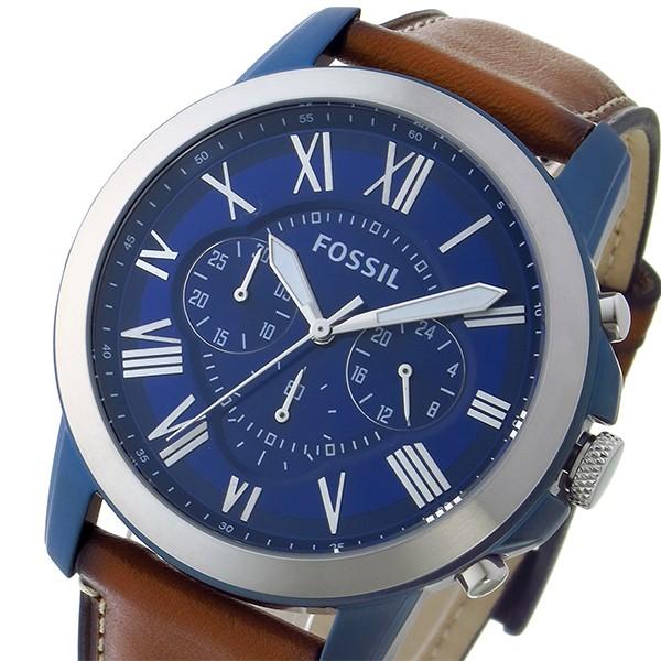 フォッシル 腕時計 メンズ Fossil 時計 ブルー ブラウン レザー ベルト 人気 ブランド おしゃれ 男性 ギフト クリスマス プレゼント Burlington 通販 Yahoo ショッピング