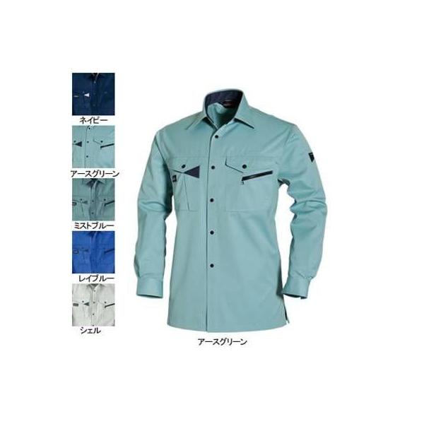 バートル BURTLE 作業着 6005 長袖シャツ XL 作業服 秋冬