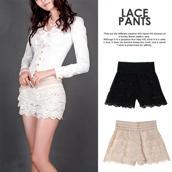 ウエストゴムコットンレースショートパンツ 総レース キュロット スカートパンツ Buyee Buyee Japanese Proxy Service Buy From Japan Bot Online