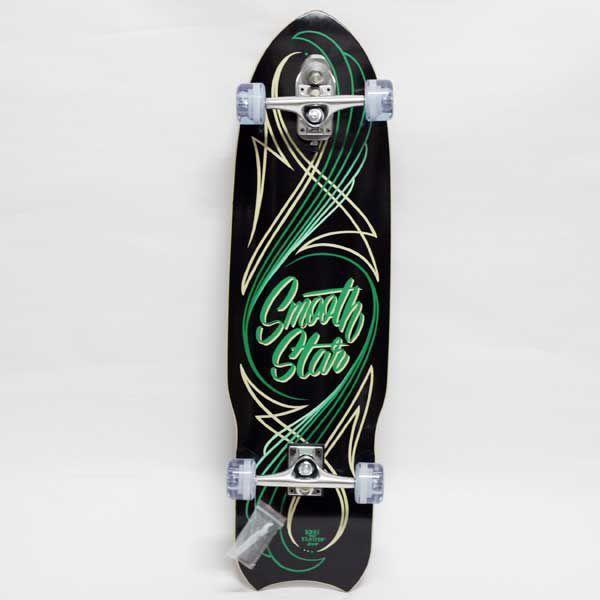 SMOOTH STAR Skateboards 36 BLACK 新感覚サーフスケート