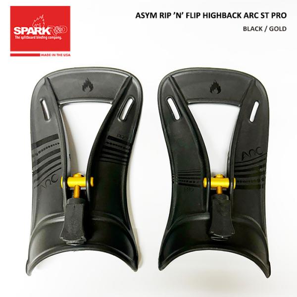 Spark R&D ASYM RIP 'N' FLIP HIGHBACK ARC ST PRO BLACK-GOLD
