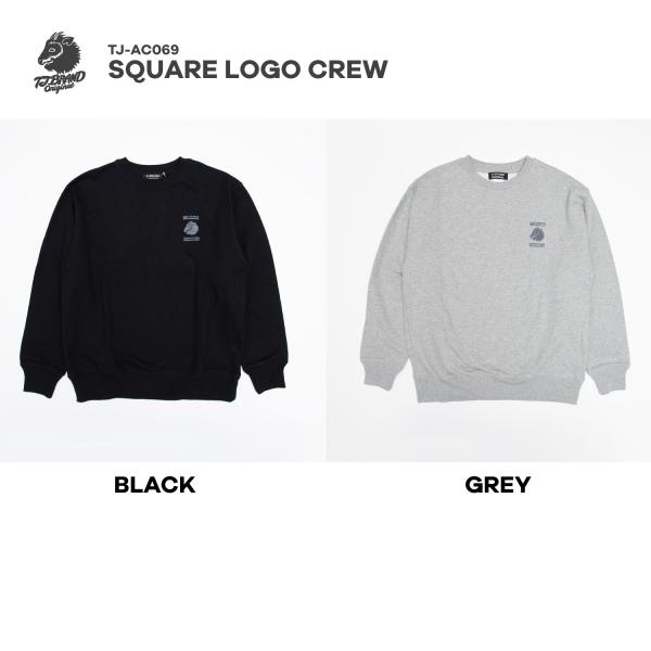 T.J Brand original SQUARE LOGO CREW ティージェイ ブランド オリジナル スクエア ロゴ クルー