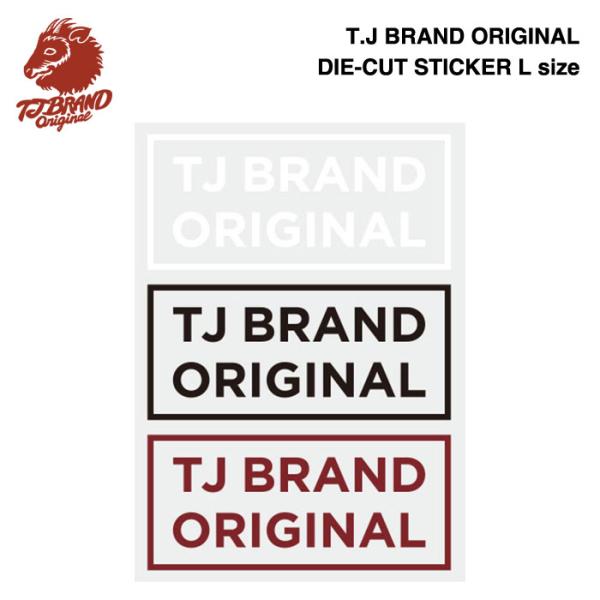TJ BRAND ORIGINAL Die-cut Sticker ニュータイプ Lサイズ / ティージェイブランド オリジナル ダイカットステッカー