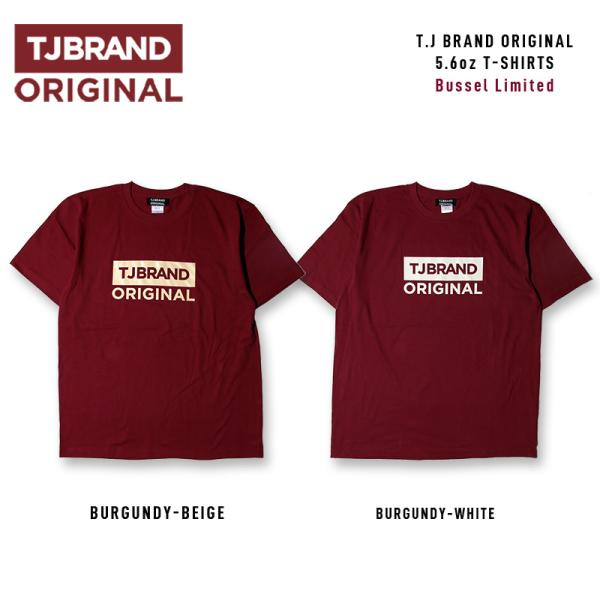 T.J Brand original ORIGINAL Burgundy 限定Tシャツ / ティージェイ ブランド オリジナル Bussel限定 Tシャツ