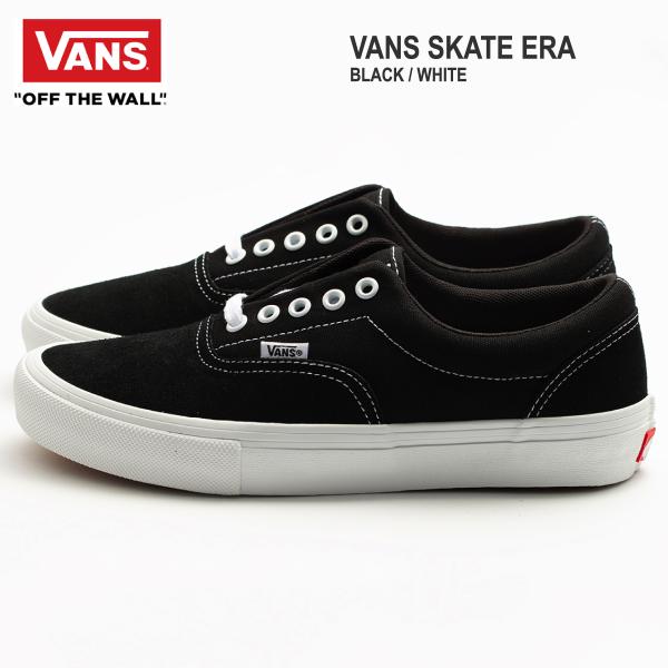 [ USA企画・正規販売 ] VANS SKATE ERA BLACK/WHITE ヴァンズ スケート エラ ブラック ホワイト