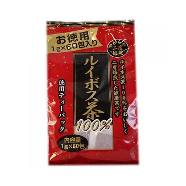 ユウキ製薬　徳用　二度焙煎　ルイボス茶　60包入