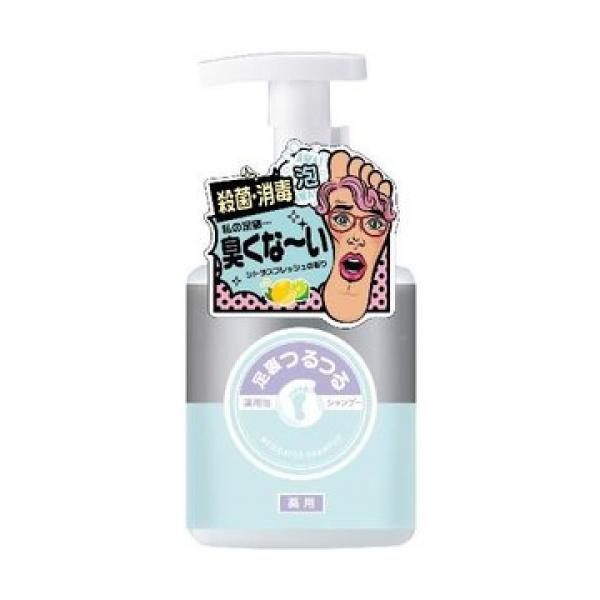 足のにおいの「原因菌」を殺菌、消毒することでニオイの元からケアができるラクチン泡の薬用足石鹸