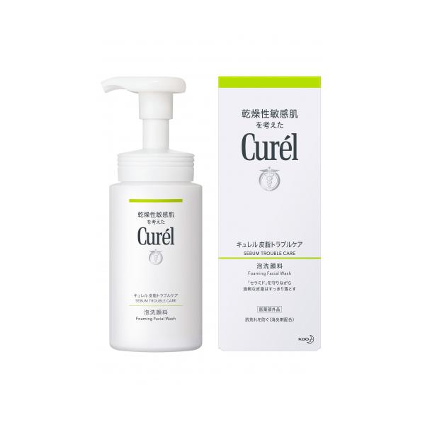 【医薬部外品】キュレル　皮脂トラブルケア　泡洗顔料　150ml
