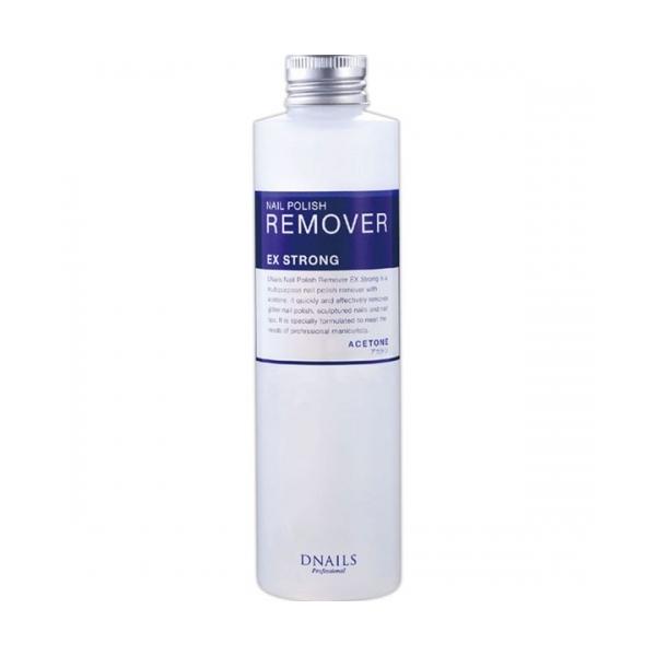 アセトン配合で、落ちにくいラメや濃い色のマニキュアも素早く落とします。ソフトジェルのオフにも使用でき、チップも溶かしてはがすネイルサロン仕様のリムーバーです。