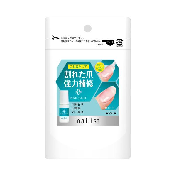 補修したい部分にピンポイントで塗布できる刷毛タイプ　液だれしにくい粘度のあるグルーで補修したい部分の強度をアップ