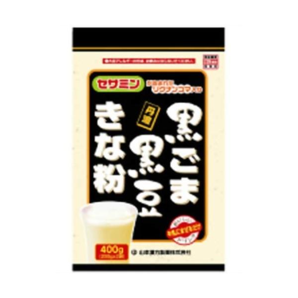 きなこをはじめ、丹波の黒豆、セサミン含有の黒ゴマ、カルシウム、発芽黒米、豆乳と6種をブレンドした製品です。