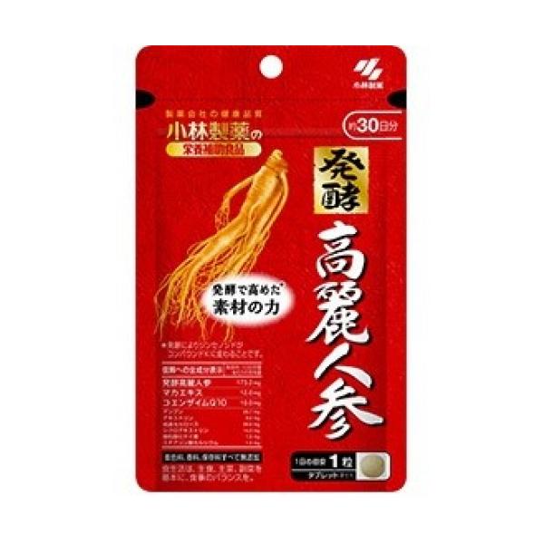 ・「発酵」技術で素材の力を高めた発酵高麗人参を中心に、マカエキス・コエンザイムＱ１０を同時に配合したサプリメントです。