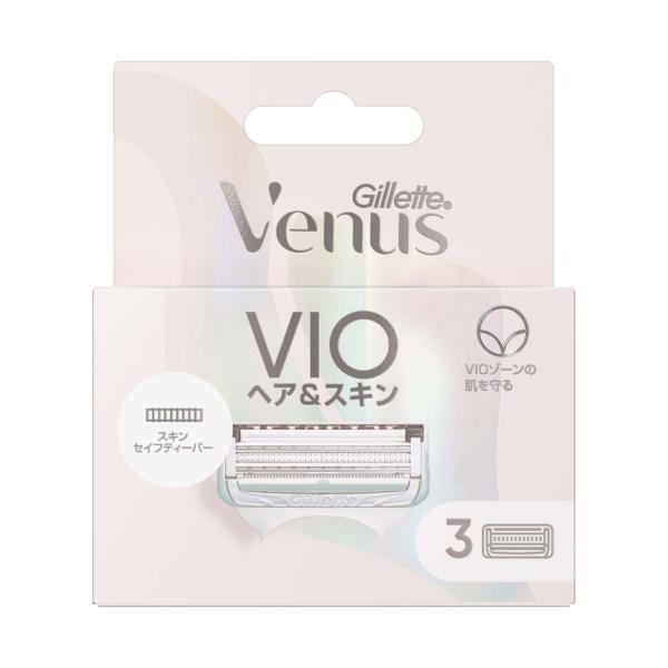 ヴィーナスのVIOヘア&amp;スキンシリーズのカミソリは、VIOゾーンの肌をシェービングによるヒリヒリ感から守る特別なデザイン。