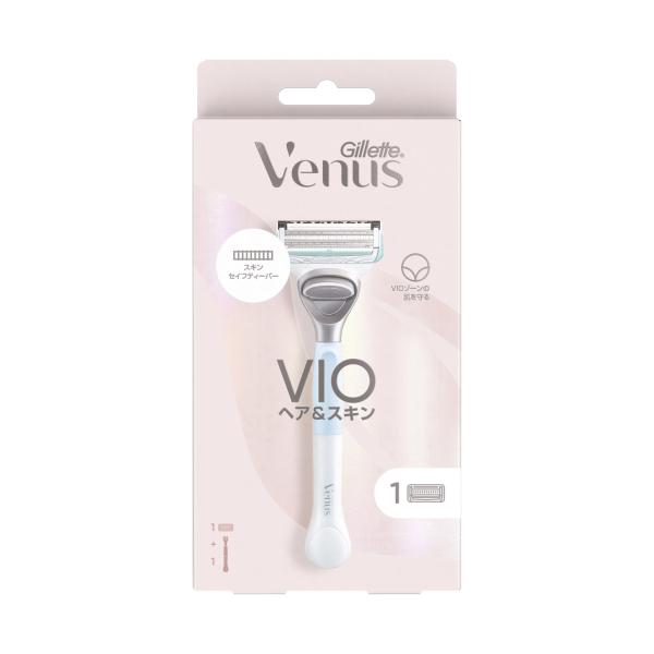 ヴィーナスのVIOヘア&amp;スキンシリーズのカミソリは、VIOゾーンの肌をシェービングによるヒリヒリ感から守る特別なデザイン。