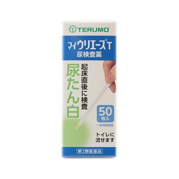 尿中のたん白を検出する検査薬ですので、定期的に使用し、健康管理や早期受診にお役立てください。