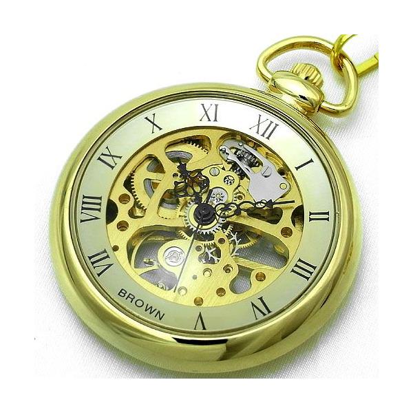 □サイズ：ケース(約)W4.0×H4.0×D0.7cm、チェーン(約)31cm□品番：925J-GDGD□素材：ステンレス□ムーブメント：手巻き□仕様：両面スケルトン□付属品：専用BOX、保証書(1年)□重さ：(約)60ｇ