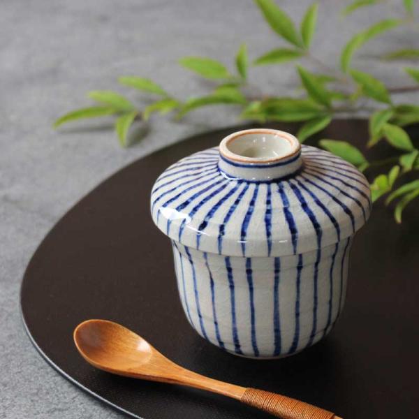 蒸し碗 御深井十草 むし碗 230ml 蒸し碗 茶碗蒸し 蓋物 瀬戸焼 和食器 食器