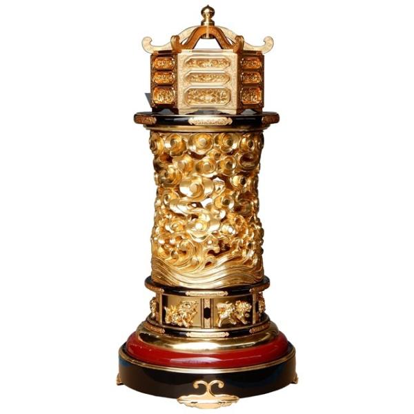 【寺院仏具】掛盤膳 仏具 サンメニー 仏膳 7.0寸 7点セット 黒 朱 仏具セット お盆