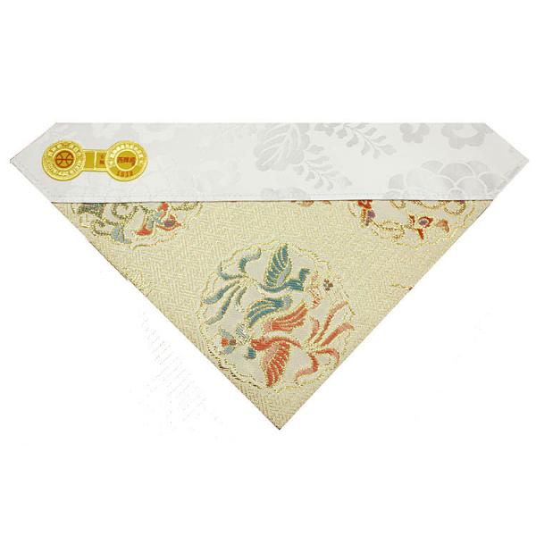 いおり（提灯・打敷） 三角打敷 綴 西用200代 金襴 打ち敷き うちしき 仏壇 仏具