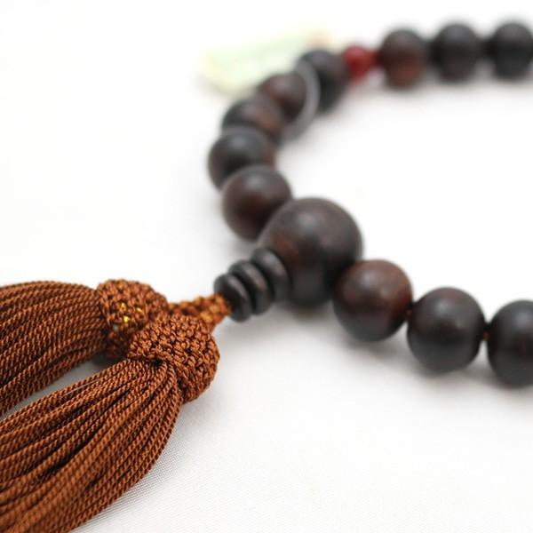 御念珠 縞紫丹念珠 数珠