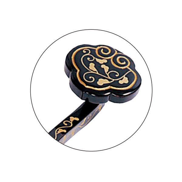 寺院仏具 如意 1.1尺 唐草蒔絵 : 仏像仏具・仏教美術ヤフー店 - 通販