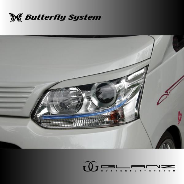 LA100S ムーヴカスタム エアロパーツ アイライン ヘッドライトカバー