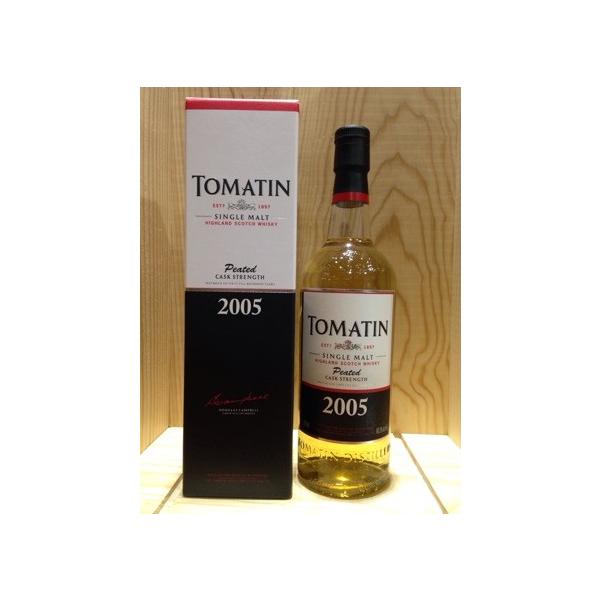 トマーティン ピーテッド2005 カスクストレングス 旧ボトル 700ml : お