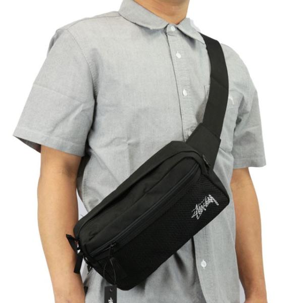 経典 日本未入荷 STUSSY ウエストバッグ ブラック agapeeurope.org