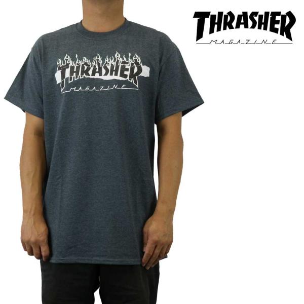 クリックポスト対応スラッシャー Thrasher 激安挑戦中 Tシャツ 半袖 メンズ ブランド Ripped ストリート