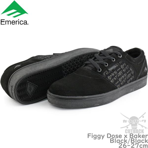 スケートボード シューズ スニーカー 靴 Emerica エメリカ Figgy Dose Baker ドース 贈与 スケシュー スケボー ローカット メンズ ブランド ベイカー フィギー