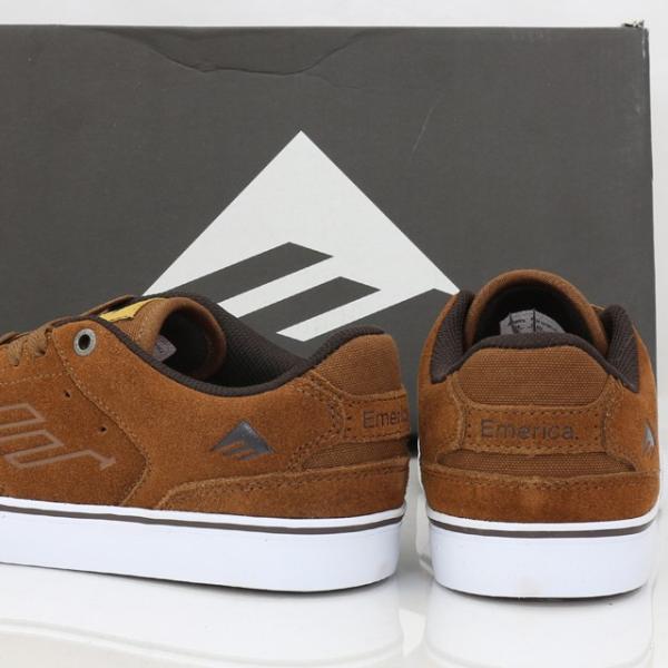 Emerica エメリカ 通信販売 The Reynolds Low Vulc Brw Wht シューズ レイノルズ スニーカー Gum スケボー スケシュー スケートボード