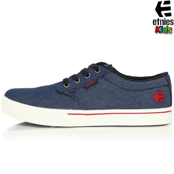 スケボー シューズ キッズ Etnies エトニーズ Kids Jameson 2 Eco ネイビー タン スケートボード ブランド 子供 靴