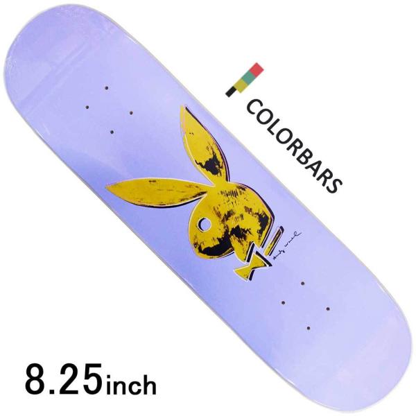 XP{[ XP[g fbL XP[g{[h vC{[CCOLOR BARS J[o[ Color Bars x PlayboyANDY WARHOL Lavender DECK 8.25inchXg[g IV