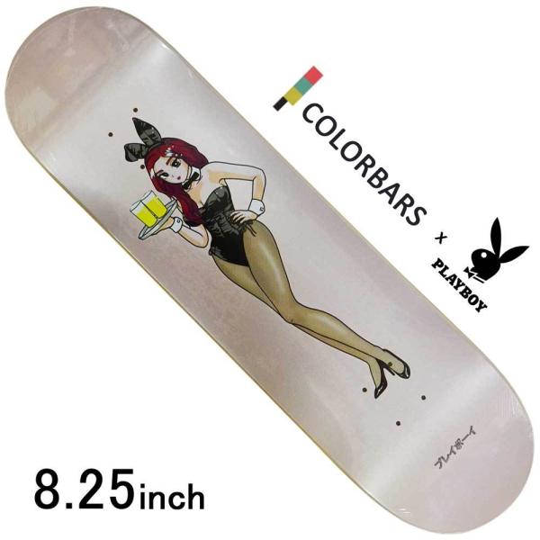 XP{[ XP[g fbL XP[g{[h vC{[CCOLOR BARS J[o[ Color Bars x Playboy Tokyo KIMI PINK DECK 8.25inchXg[g IV t@